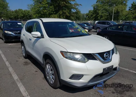 2015 Nissan Rogue S из США, поврежденный, VIN 5N1AT2MV9FC766521